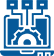 Engineering Technology Icon Blue