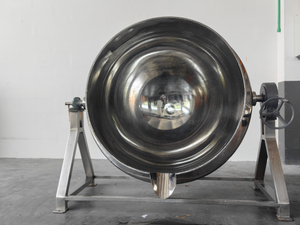 Automatic Steam Heating Jacketed Kettle with Agitator