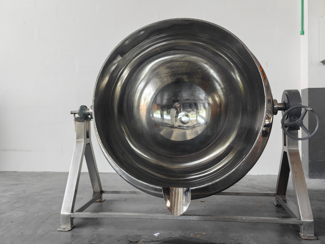 Automatic Steam Heating Jacketed Kettle with Agitator