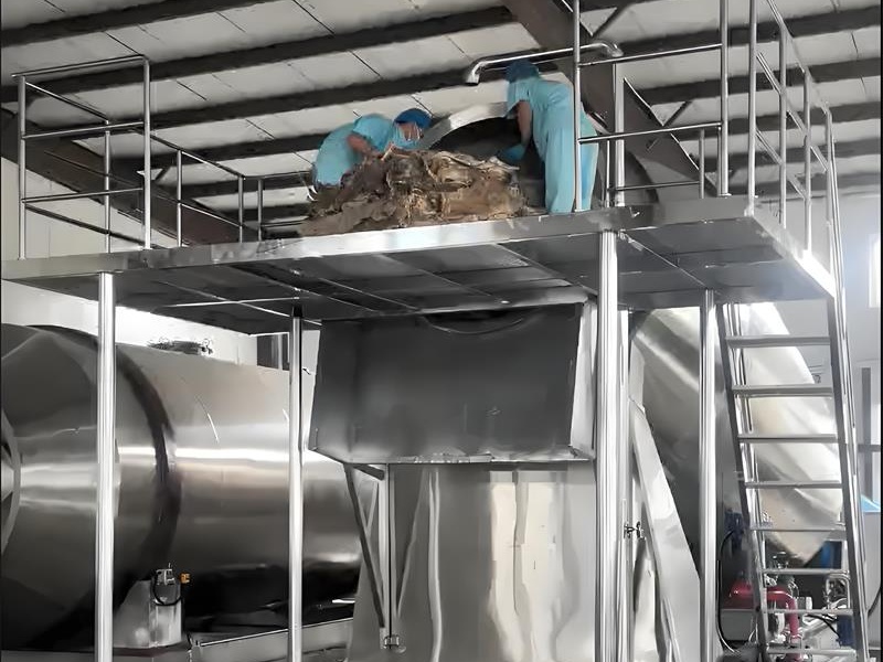 A Certain Animal Skin Processing Enterprise - Washing Workshop