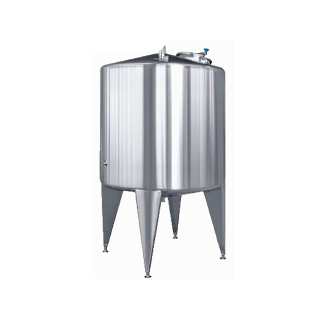 Sanitary storage tank for beverage processing